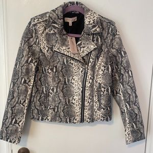 NWT Faux Leather Jacket